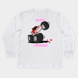 Heart Crusher Kids Long Sleeve T-Shirt